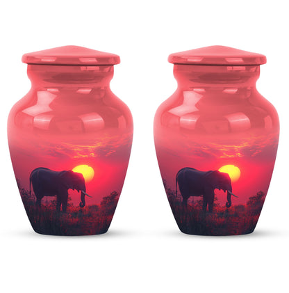 Elephant Theme 3 Inch Keepsake Pack of 2