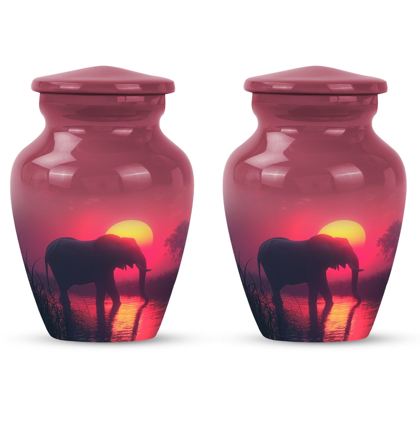 Elephant Theme 3 Inch Keepsake Pack of 2