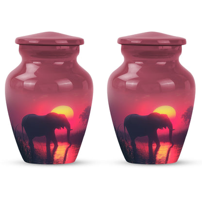 Elephant Theme 3 Inch Keepsake Pack of 2