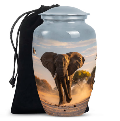 classic Elephant cremation urn