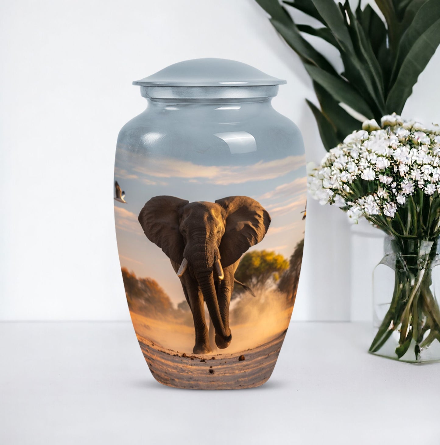 classic Elephant cremation urn