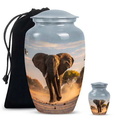 classic Elephant cremation urn