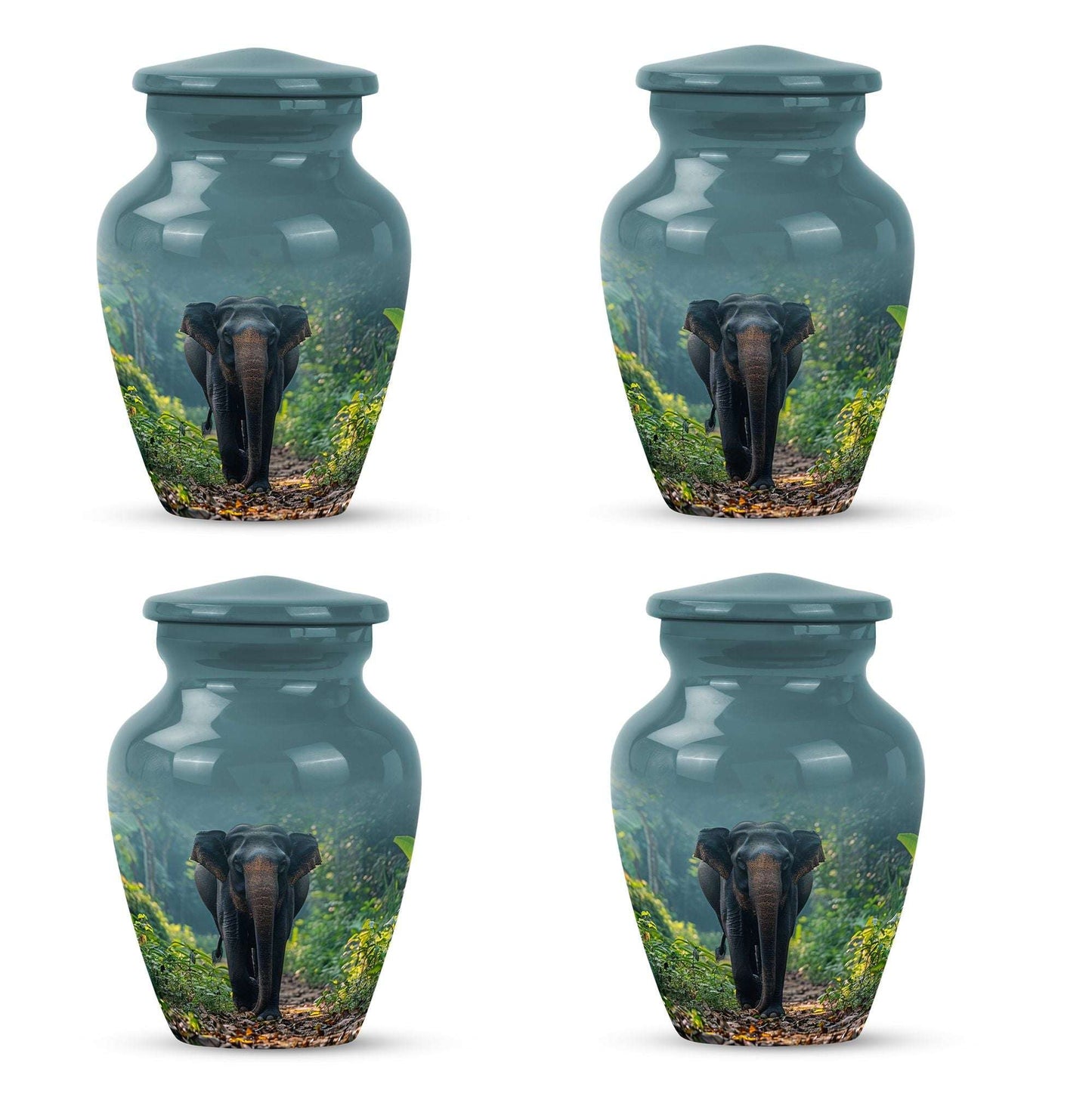 Elephant Theme 3 Inch Keepsake Pack of 4