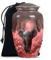 Elephant Theme Large Urn 10 Inch