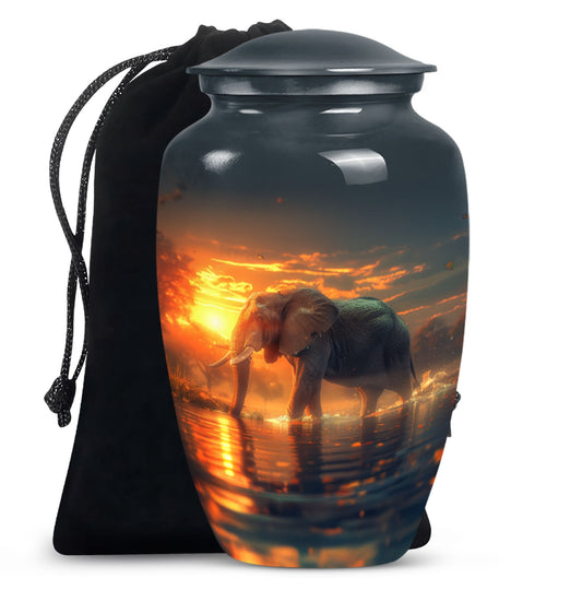 Elephant Urn for men's ashes