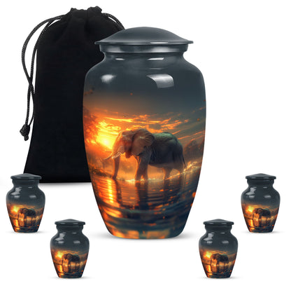 Elephant Urn for men's ashes