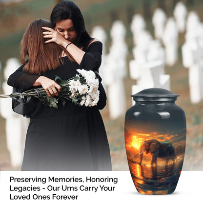 Elephant Urn for men's ashes