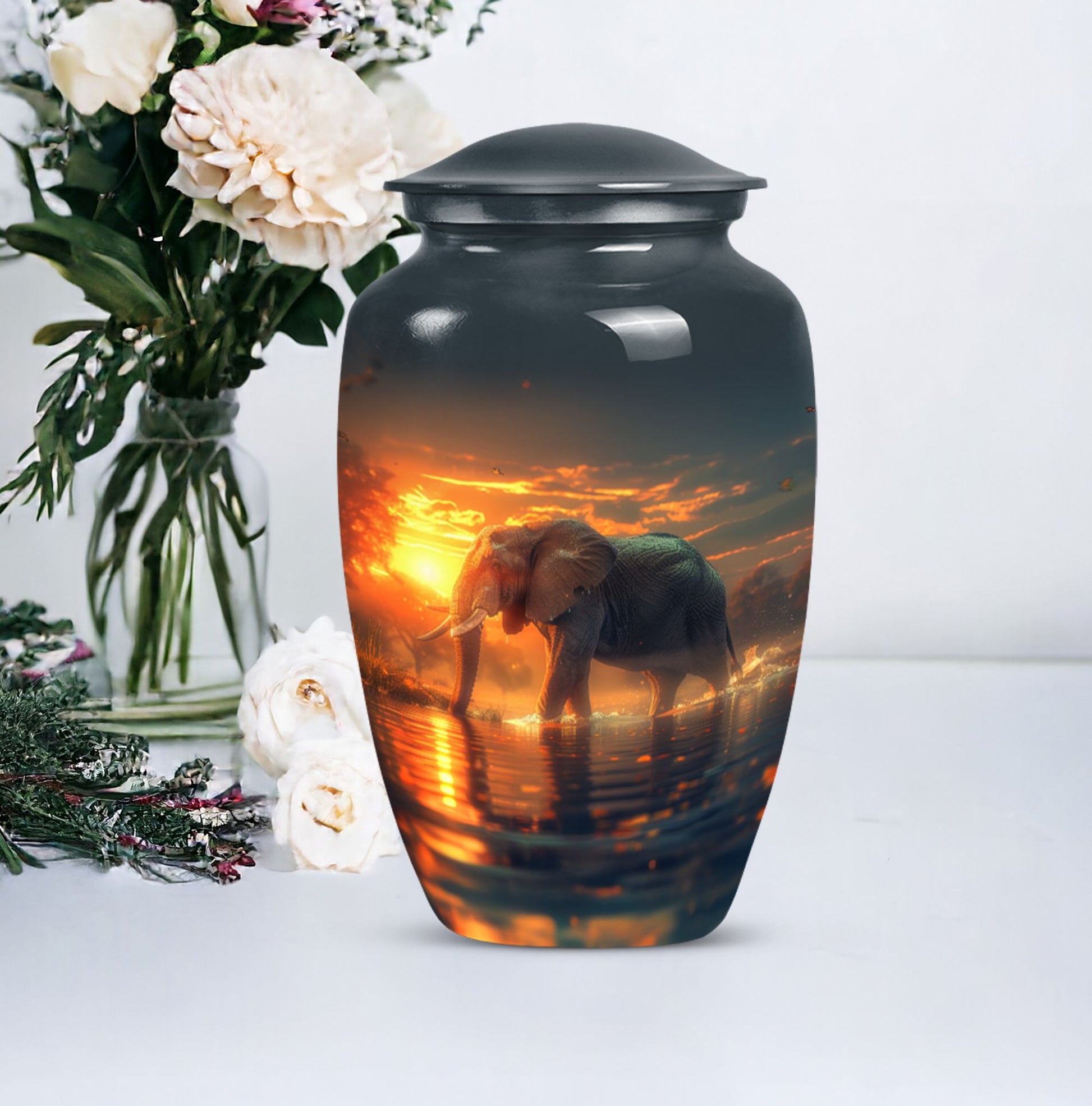 Elephant Urn for men's ashes