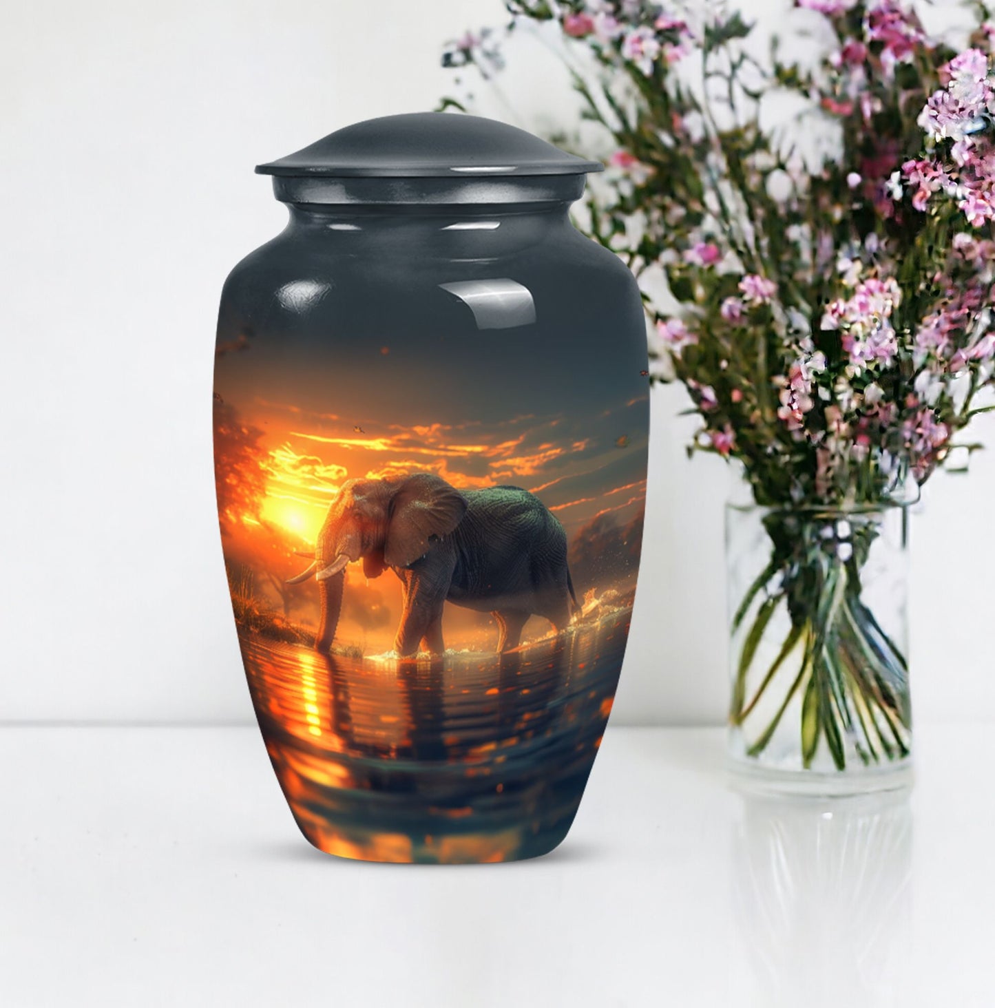 Elephant Urn for men's ashes