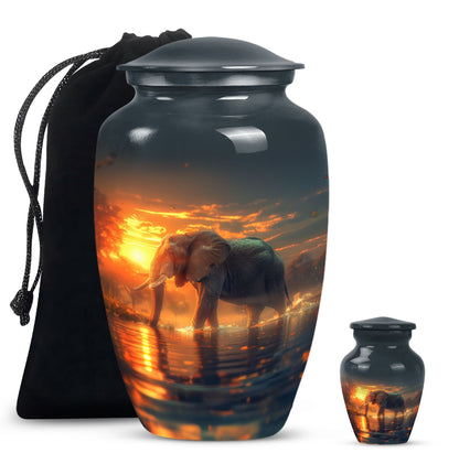 Elephant Urn for men's ashes