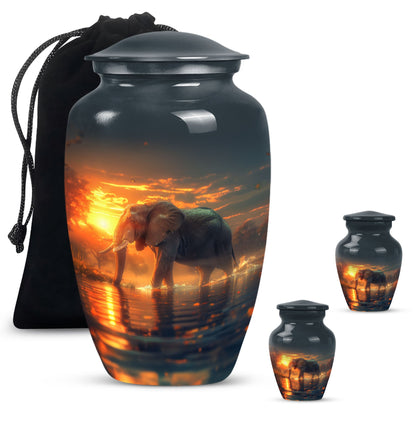 Elephant Urn for men's ashes