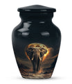 Elephant Urn theme with butterflies, 