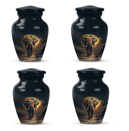 Elephant Urn theme with butterflies, 