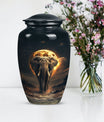 Elephant Urn theme with butterflies, 