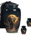 Elephant Urn theme with butterflies, 