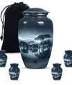 Classic 10-inch Elephant-themed cremation urn 