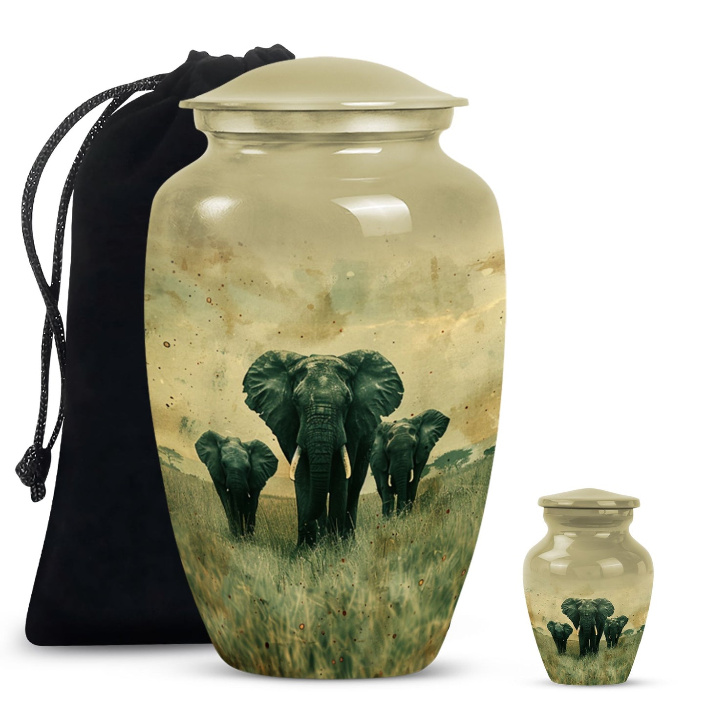 classic elephant urn