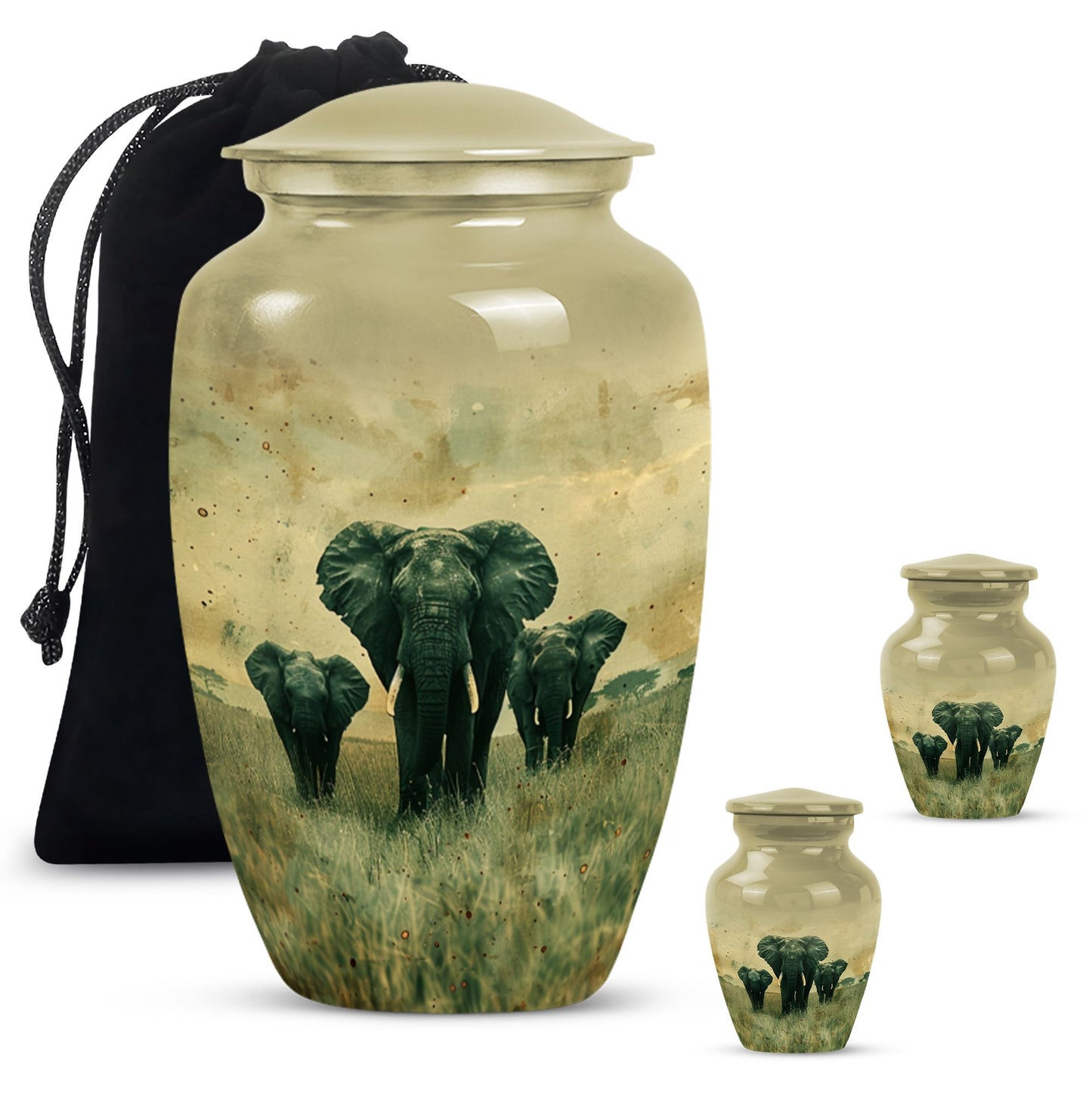 classic elephant urn