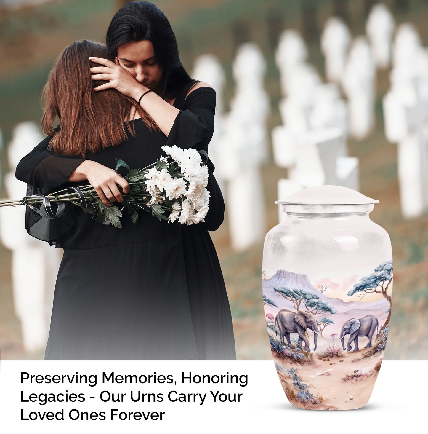  elephant urn for ashes 