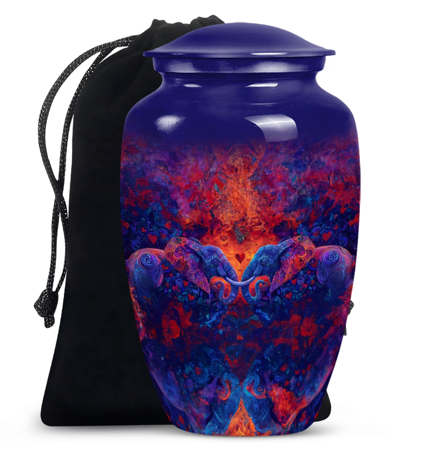 Elephant Family Urn