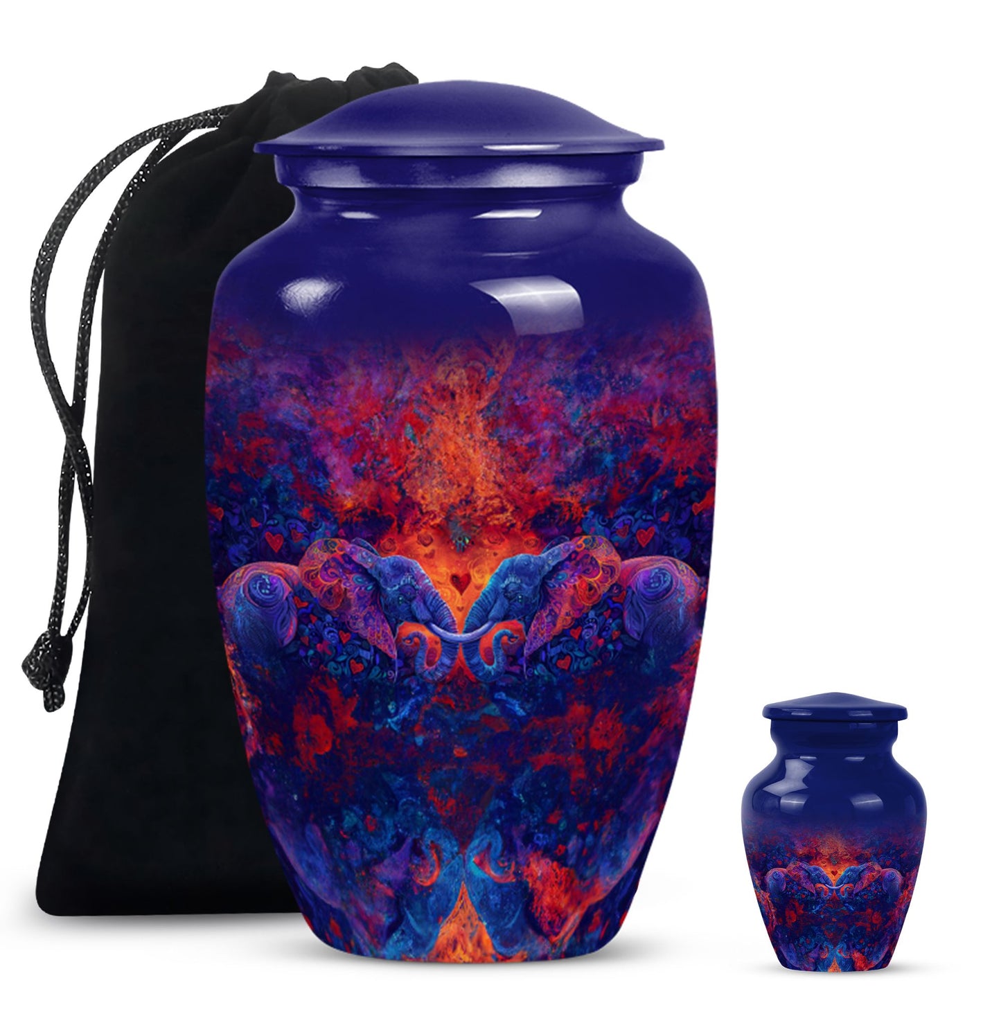 Elephant Family Urn
