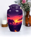 Elephant Family Urn.