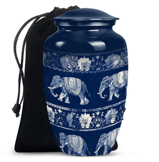  Elephant Family Memorial Urn 