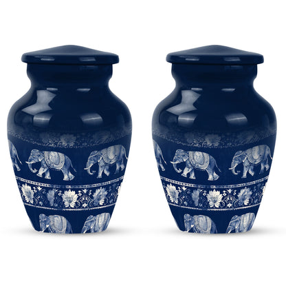  Elephant Family Memorial Urn 