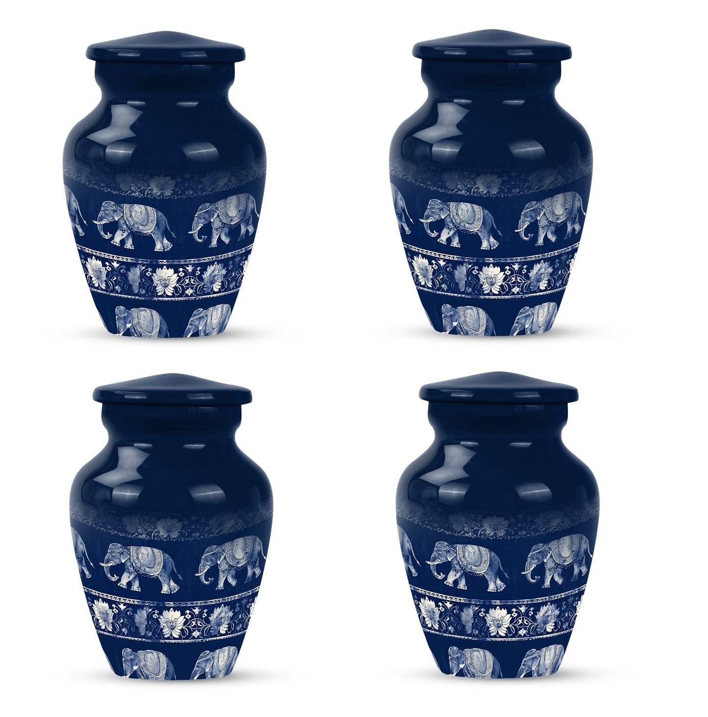  Elephant Family Memorial Urn 
