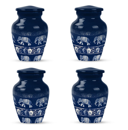  Elephant Family Memorial Urn 