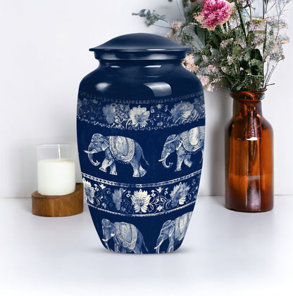  Elephant Family Memorial Urn 
