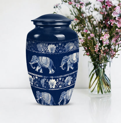  Elephant Family Memorial Urn 