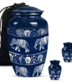  Elephant Family Memorial Urn 