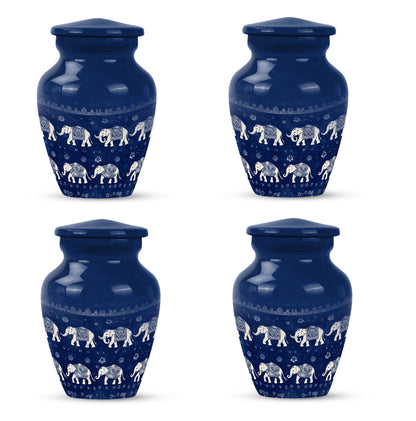 Elephant Family Theme 3 Inch Keepsake Pack of 4