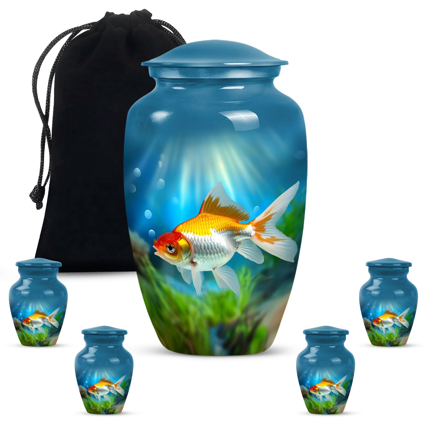 10-inch goldfish urn