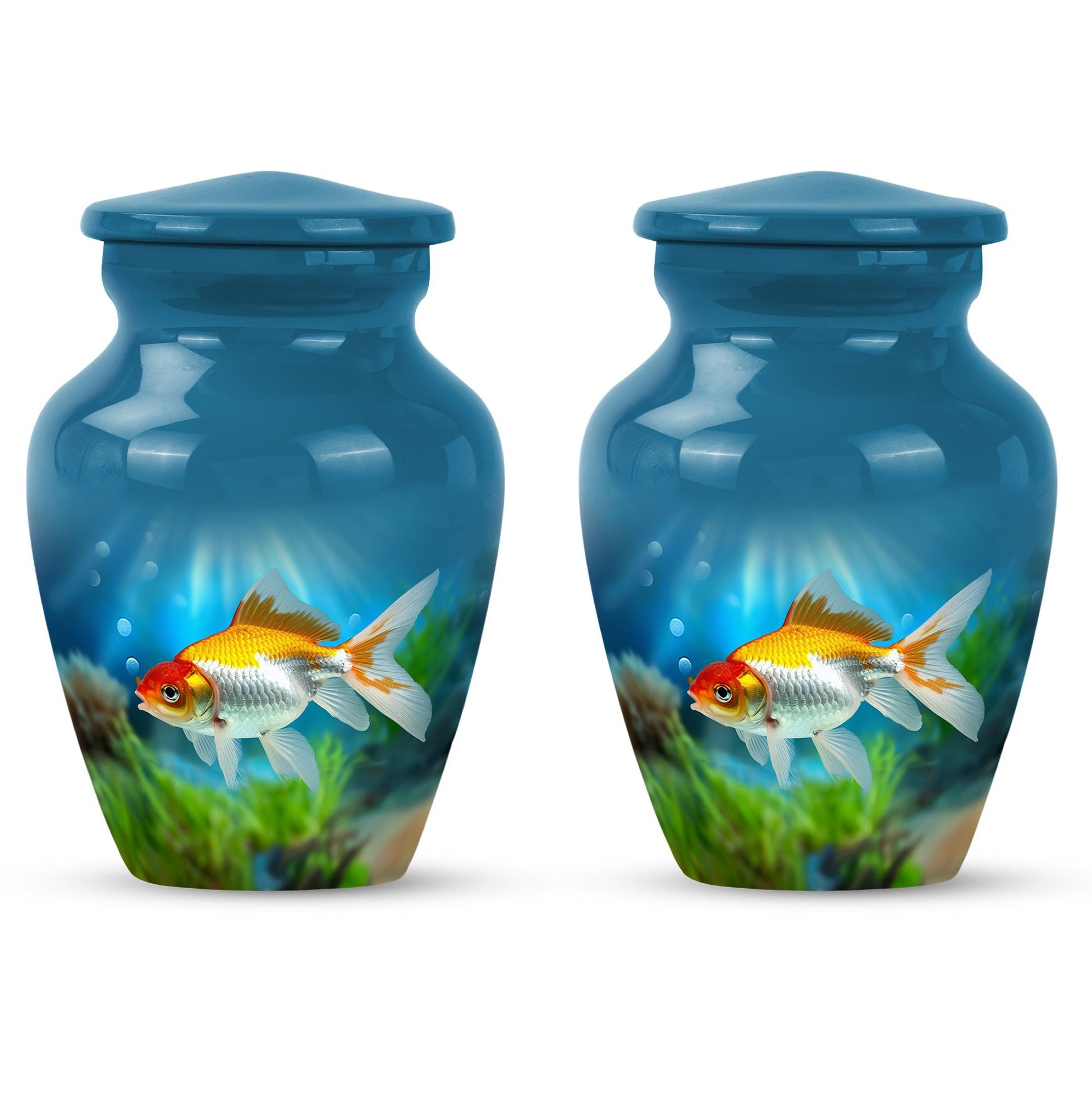 10-inch goldfish urn