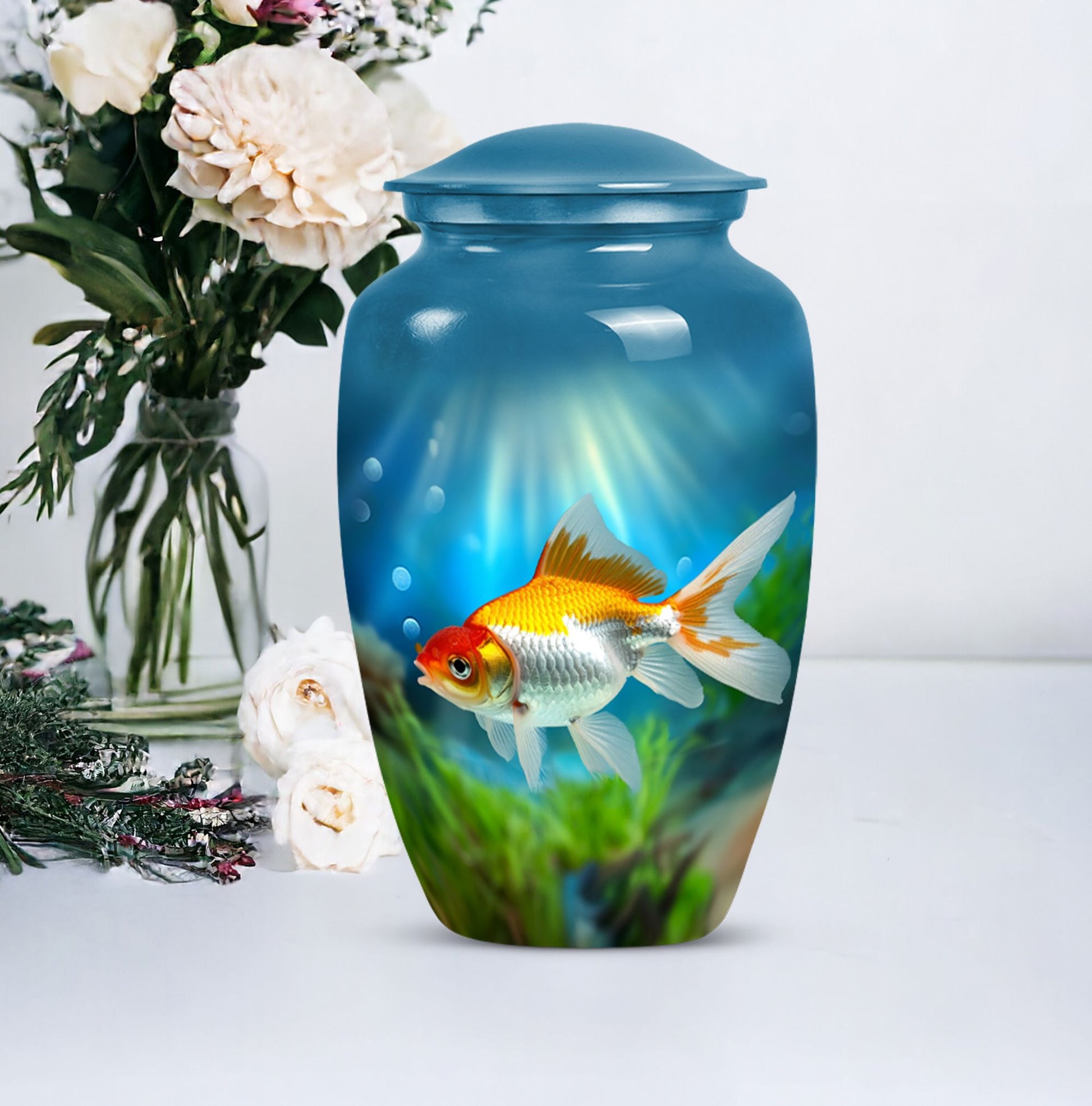 10-inch goldfish urn