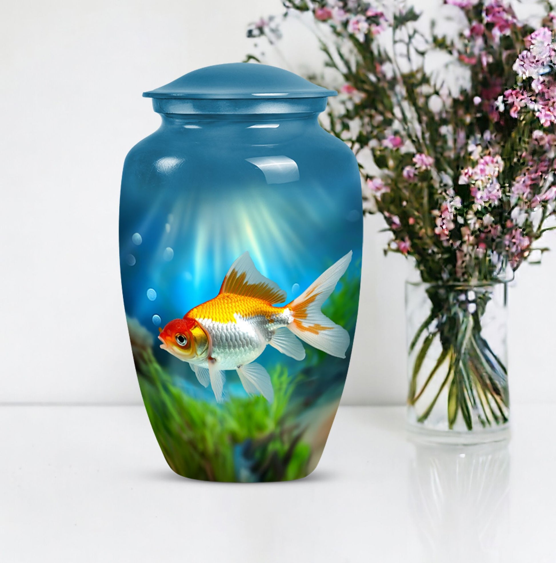 10-inch goldfish urn
