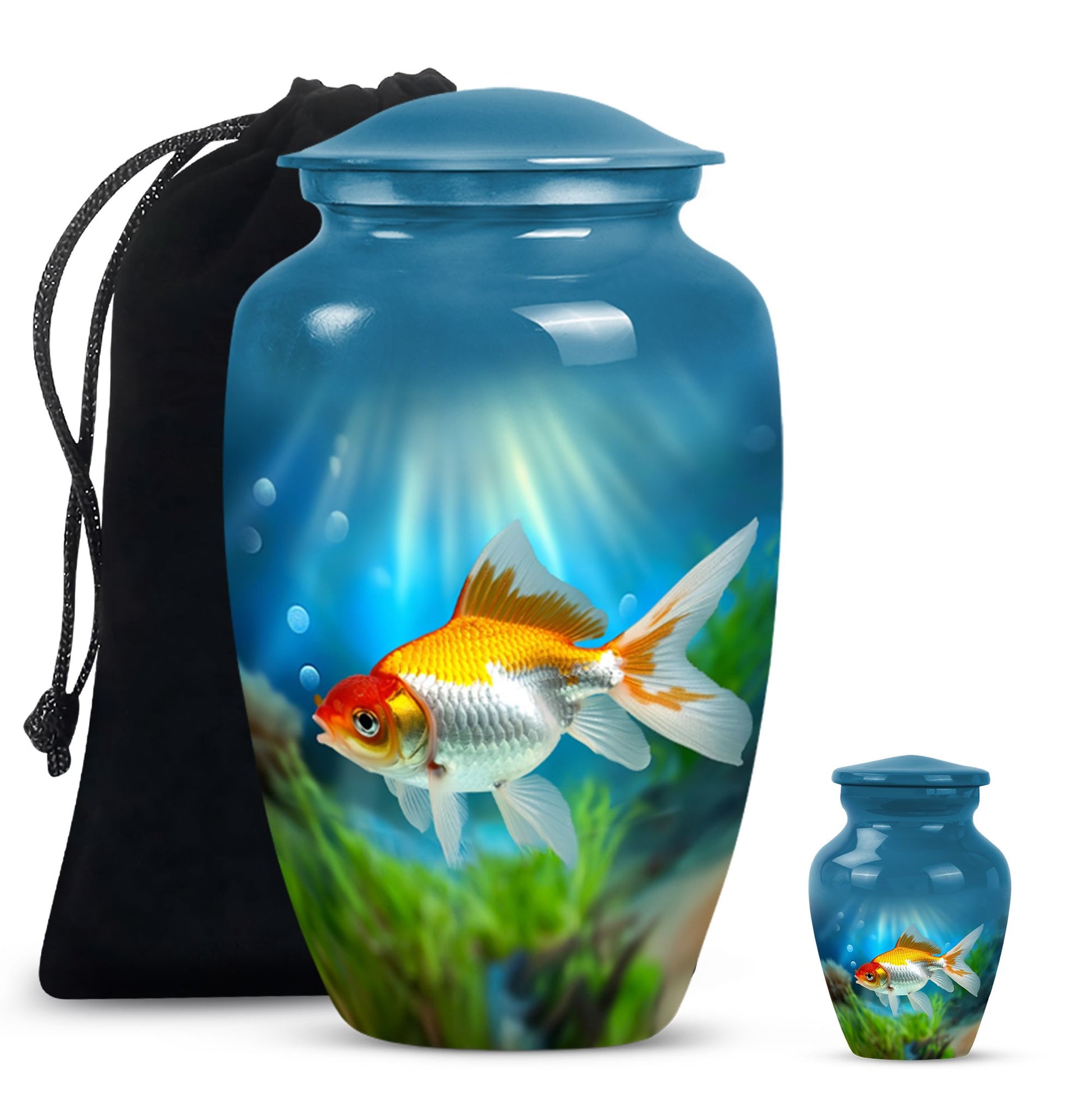 10-inch goldfish urn