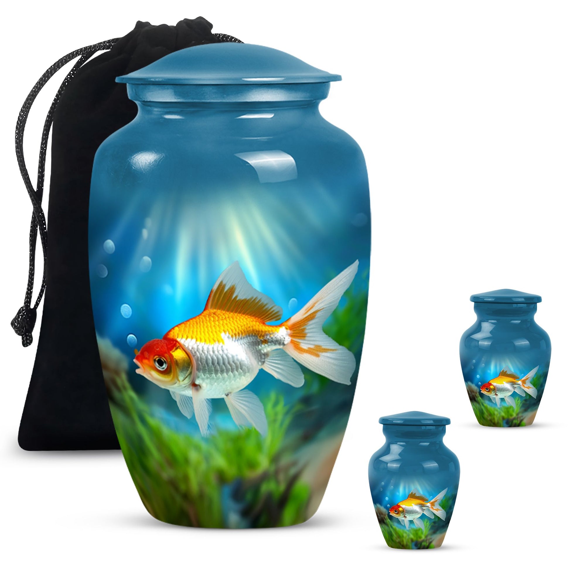 10-inch goldfish urn