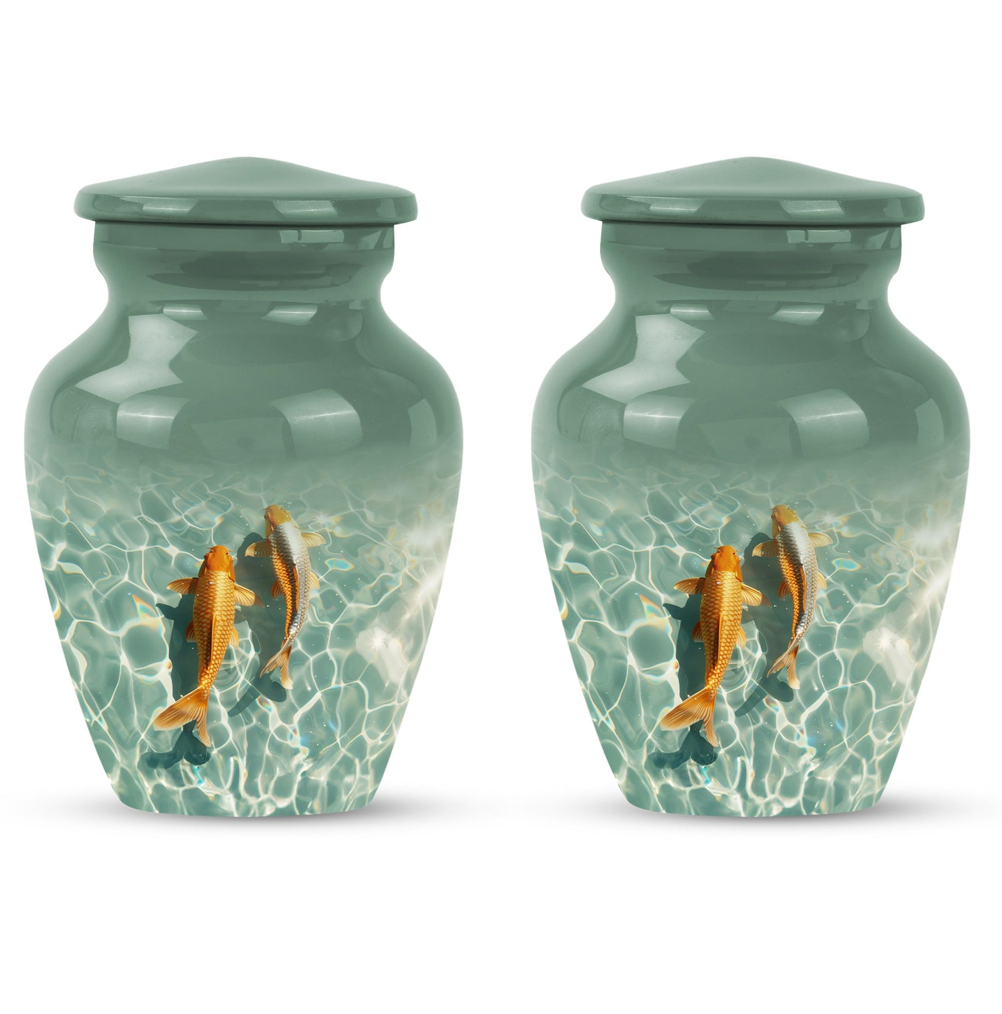 Gold Fish Theme 3 Inch Keepsake Pack of 2