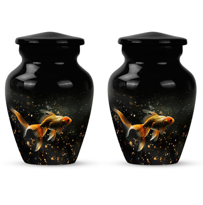 Gold Fish Theme 3 Inch Keepsake Pack of 2