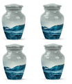 Ocean Waves Theme 3 Inch Keepsake Pack of 4