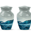Ocean Waves Theme 3 Inch Keepsake Pack of 2