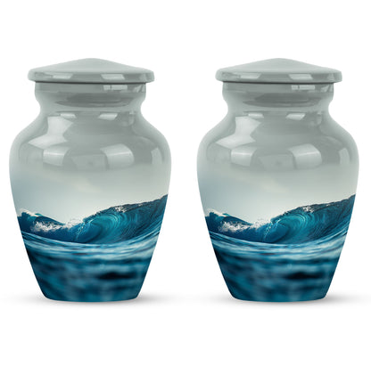 Ocean Waves Theme 3 Inch Keepsake Pack of 2