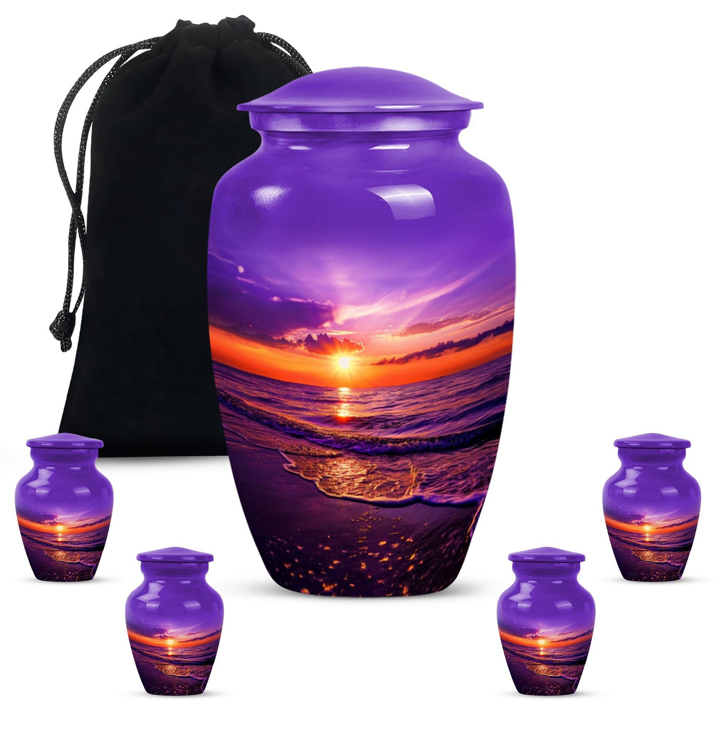 ocean waves urn