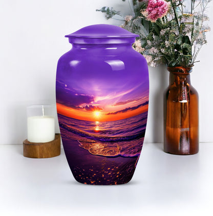 ocean waves urn