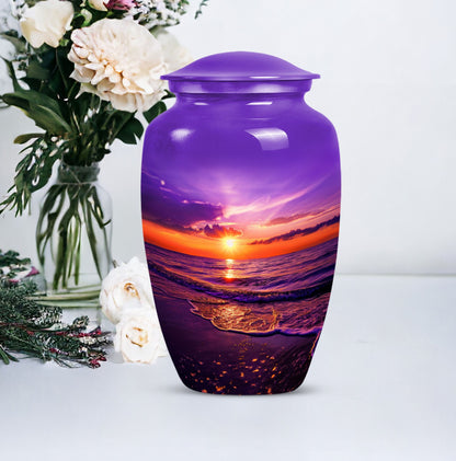 ocean waves urn