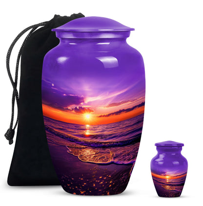 ocean waves urn
