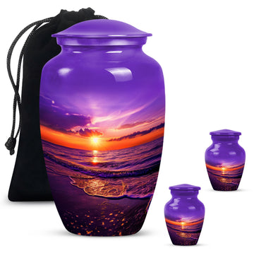 Large Urn with 2 Mini Urn